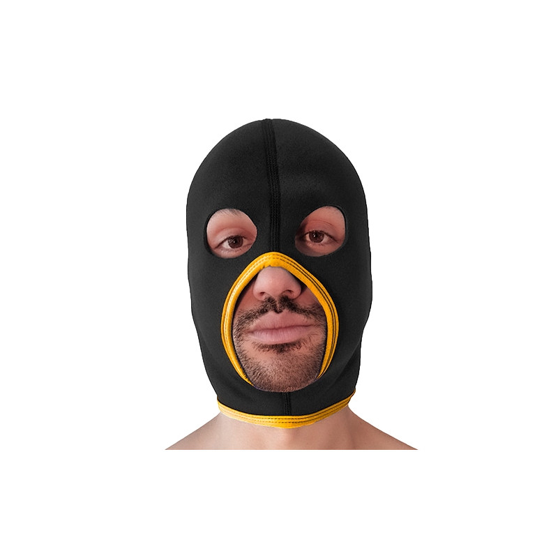 Brutus Cagoule Eyes Face Brutus Noire-Jaune